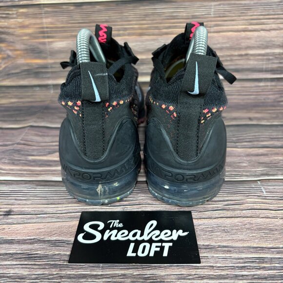 Nike Air Vapormax 2021 Flyknit Multicolor Black Women's Athletic Shoes - Picture 4 of 8